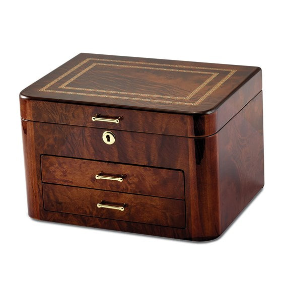 Elm Burl Jewelry Box