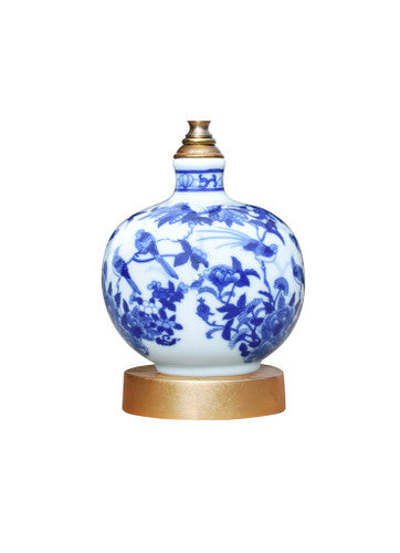 Bird Design Round Table Lamp