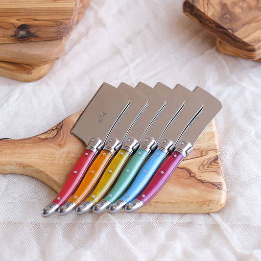 Cleaver Cheese Knife- Assorted Colors (Individual)