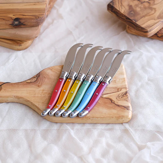 Fork Tip Cheese Knife- Assorted Colors