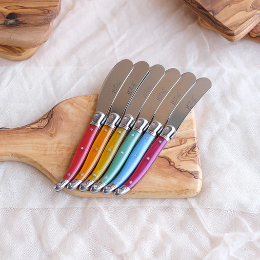 Rounded Soft Cheese Knife- Assorted Colors (Individual)
