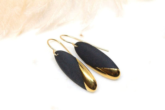 Long Oval Earrings
