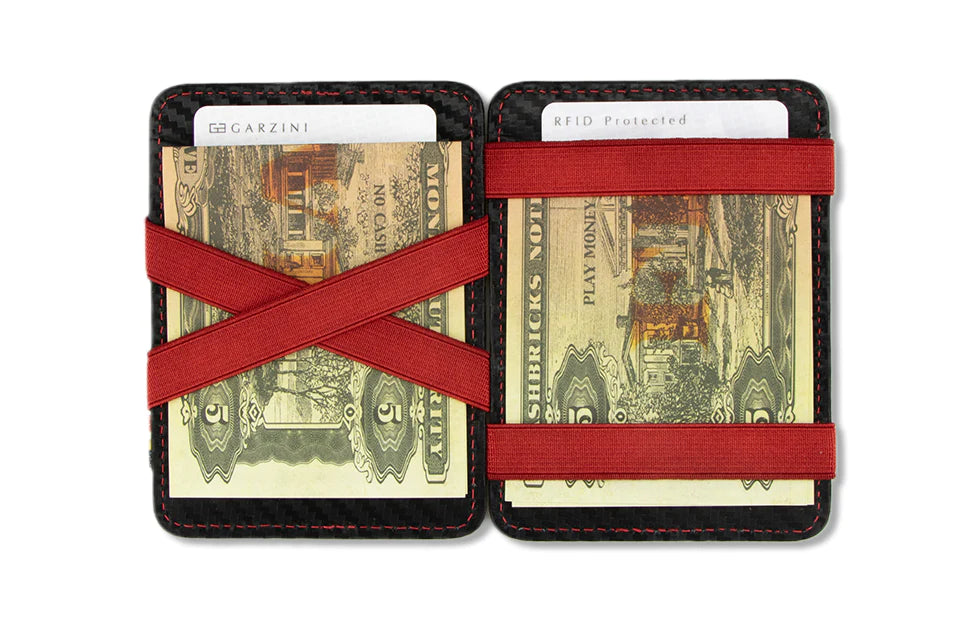 Carbon-Red Urban Magic Wallet