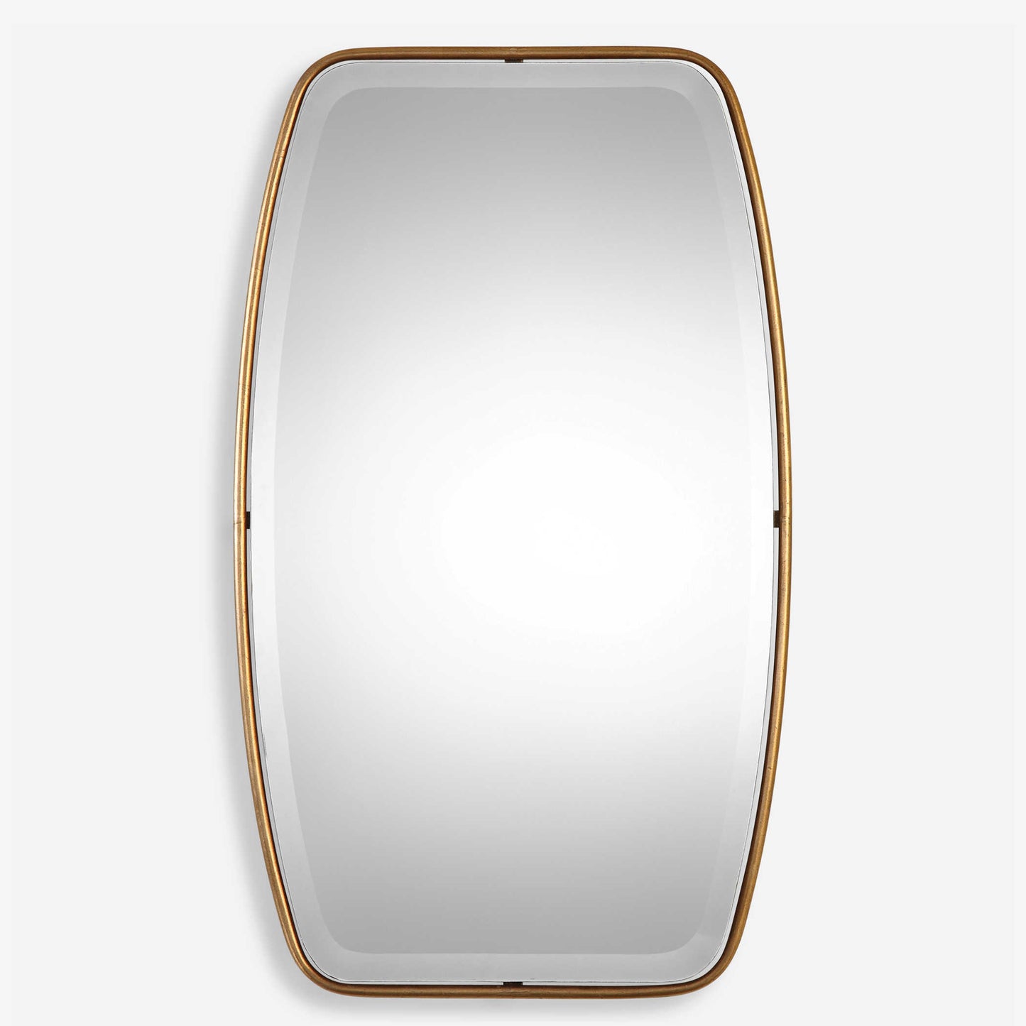 Beveled Gold Mirror: 21"w x 36"h