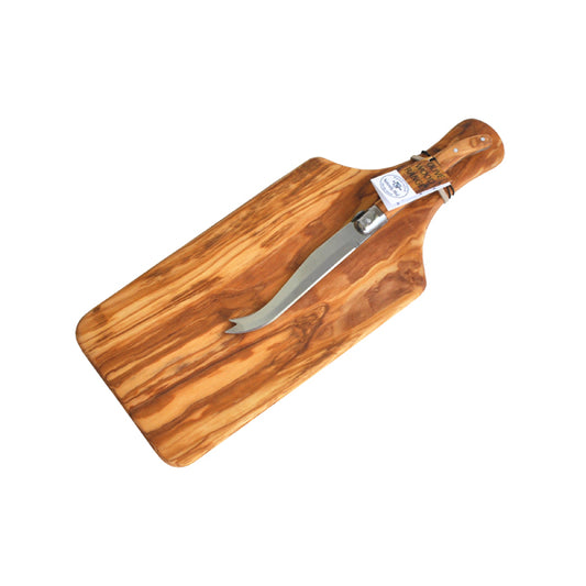 Cheese Board with Cheese Knife