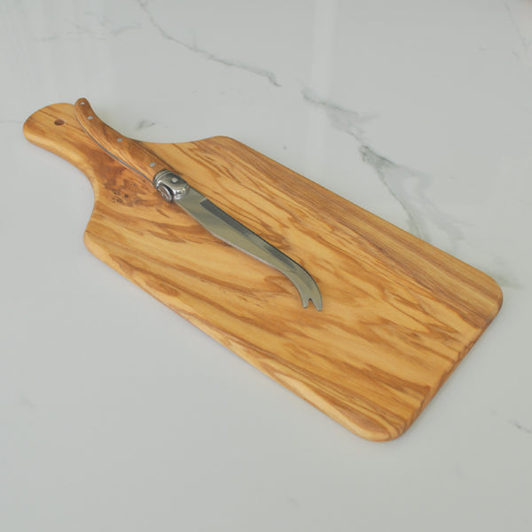 Cheese Board with Cheese Knife