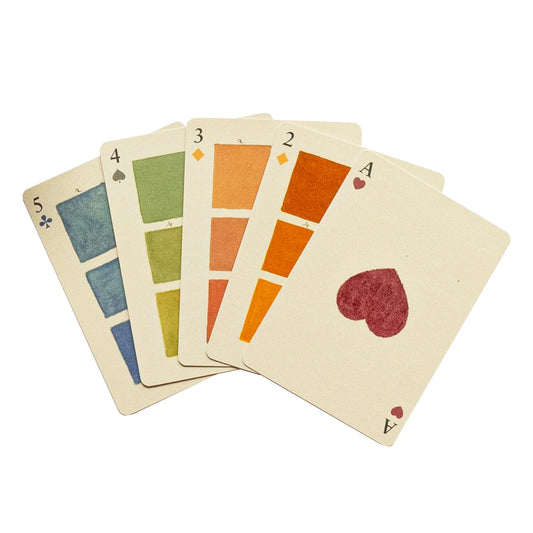 Watercolor Swatches Set of Playing Cards