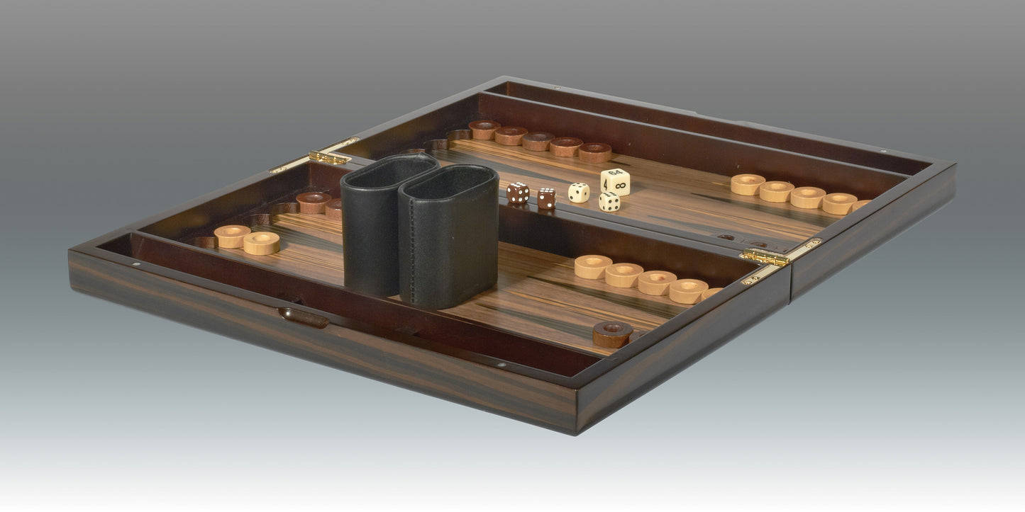 Ebony Backgammon Set