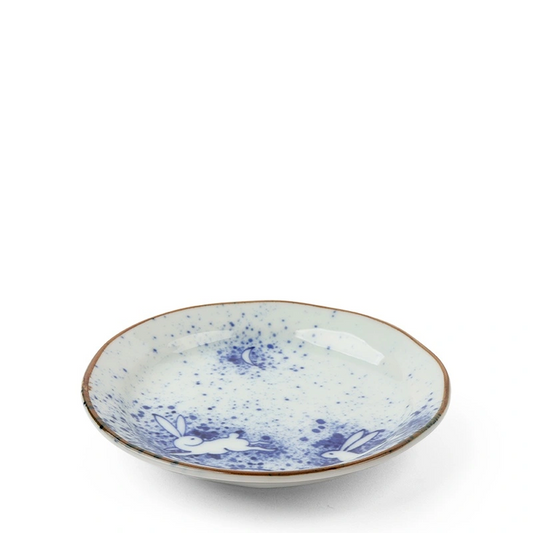 Plate Rabbit & Moon 4-3/4"