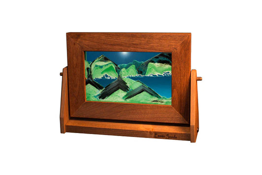 Turquoise Small Alder Wood Sand Art