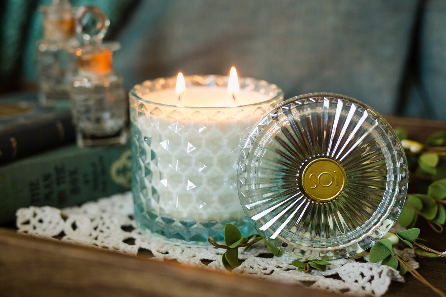 Azure Sands Shimmer Double Wick 15oz Candle