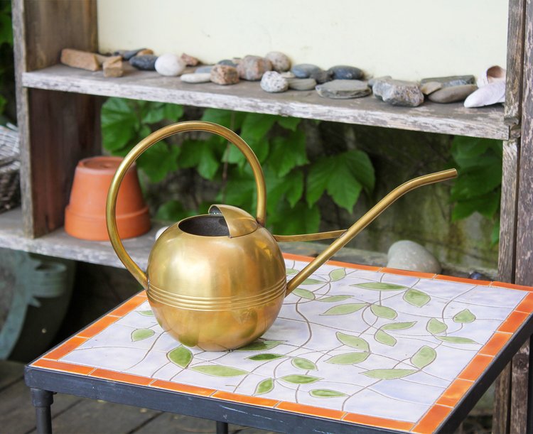 Small Brass Watering Can