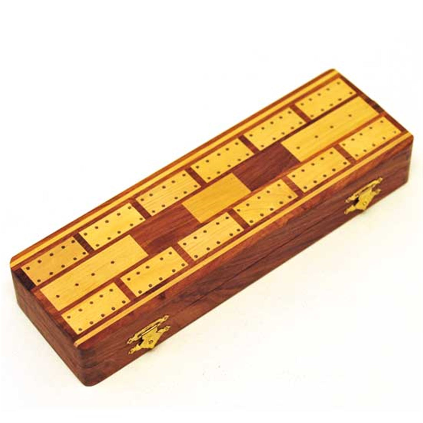 Wooden Cribbage, Cards and Dice Game