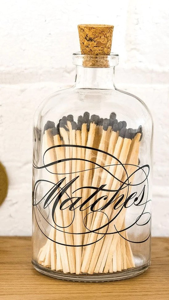 Apothecary Matches Calligraphy