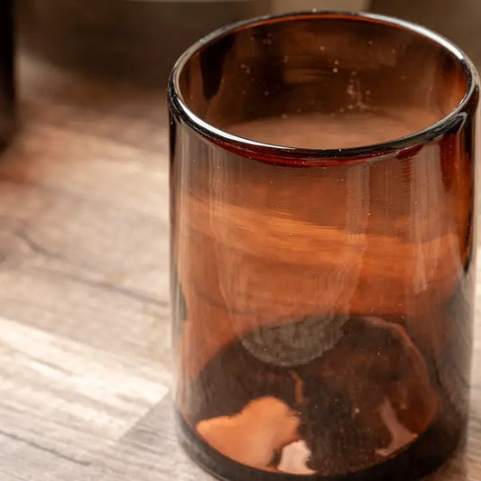 Tamarind Handblown Mexican DOF Glass