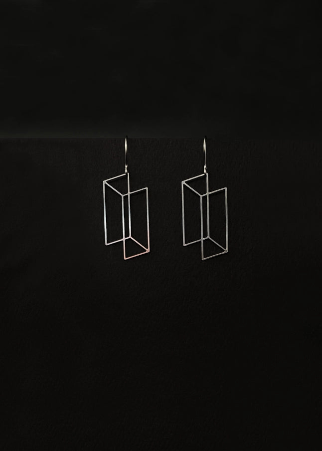 Two Planes 14k Gold Plated Earrings