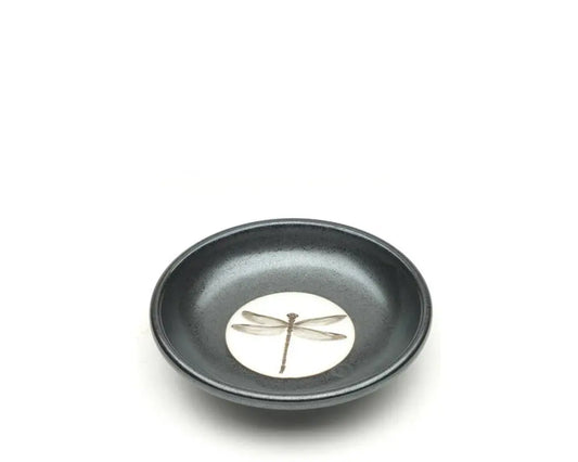Dragonfly Graphite Gray/Black Dish