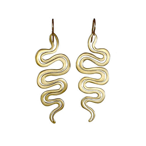 Boa Brass Earring