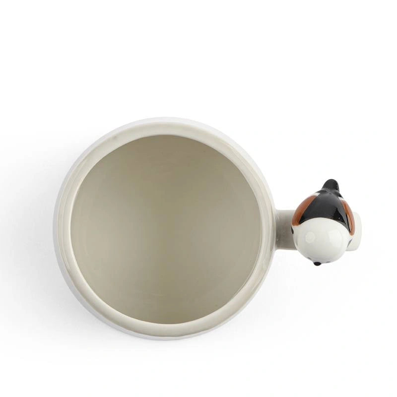 Mug Tree with Sparrow White
