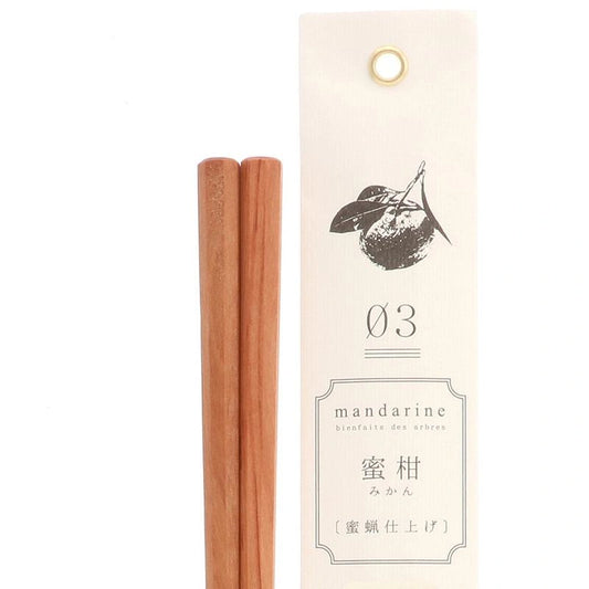 Wood Natural Madarine Mikan Chopsticks