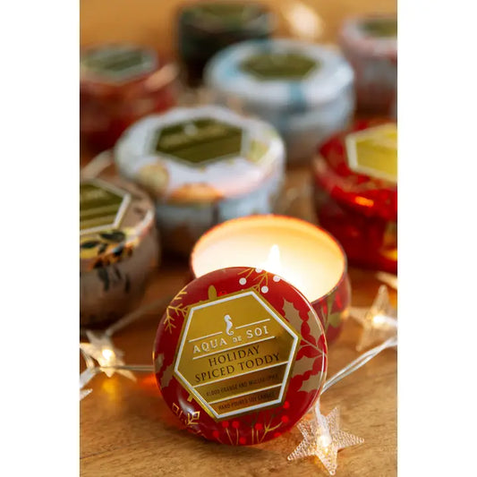 Holiday Spiced Toddy 9oz Aqua De Soi Tin