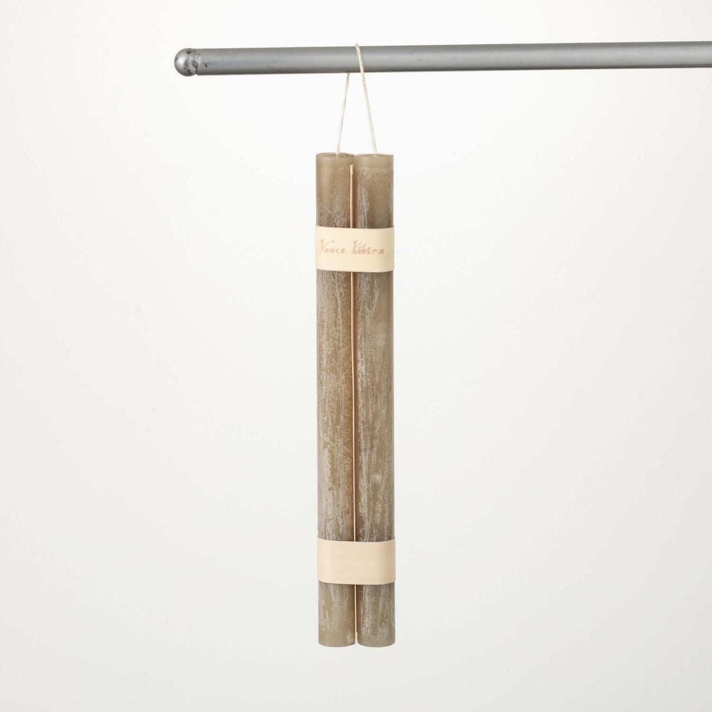 Dark Taupe Pair of Hanging Tapers
