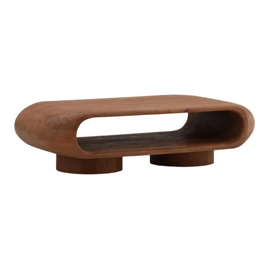 Orbit Acacia Wood Coffee Table