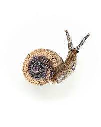 Melting Snail Brooch Pin