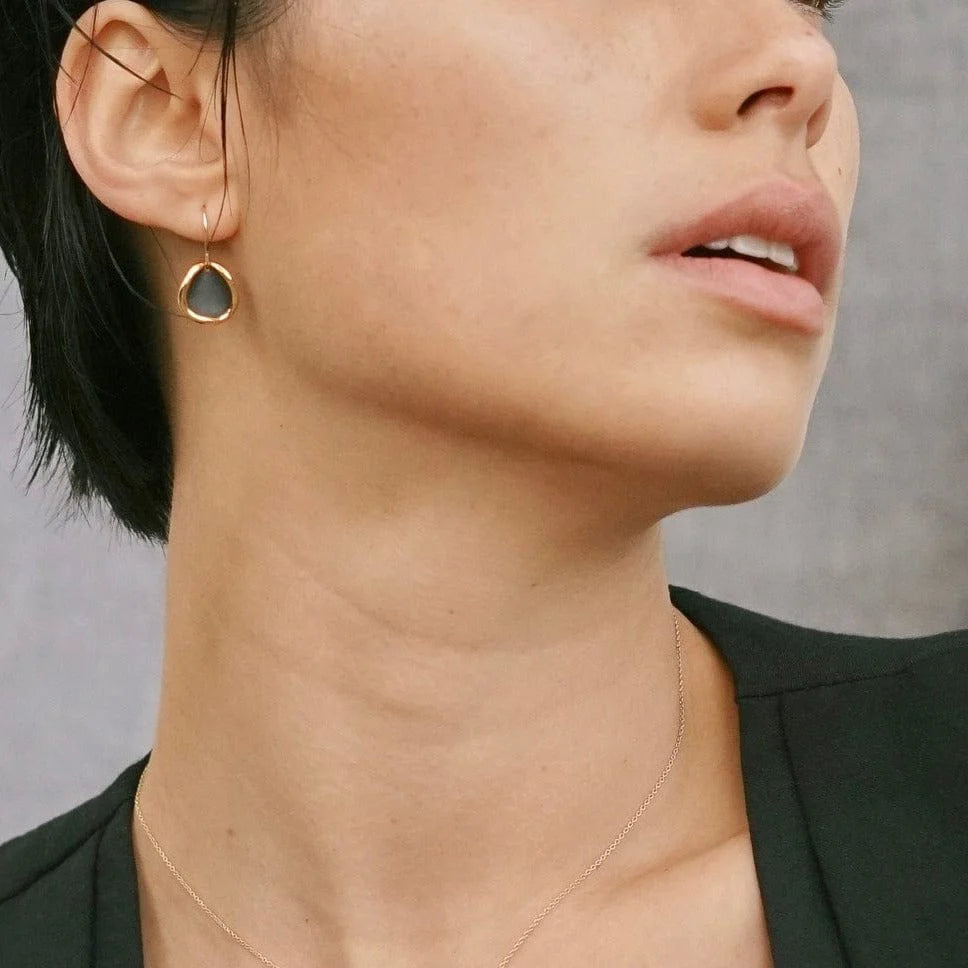 Coral Reef Earrings: Black