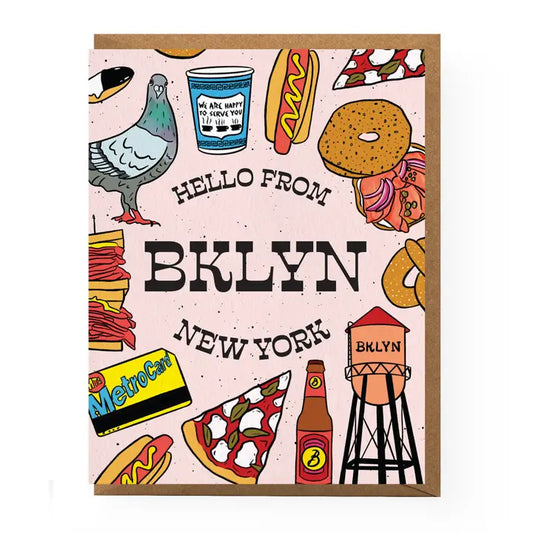 Hello From Brooklyn Card - Boss