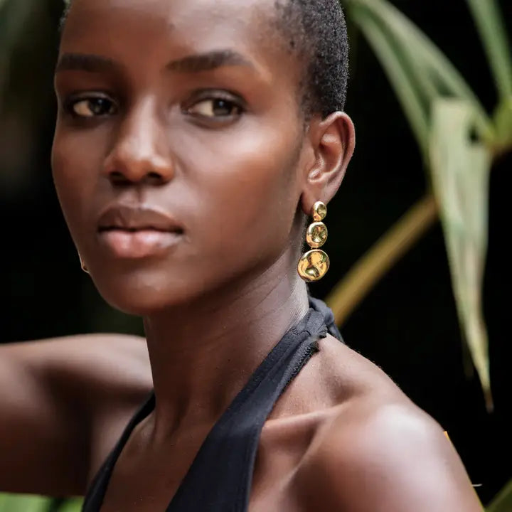 Sarki Triple Earrings