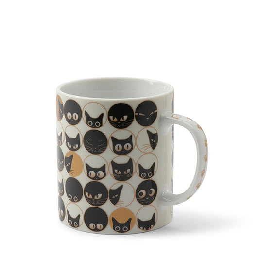 Cat Eyes 8 Oz. Mug - White