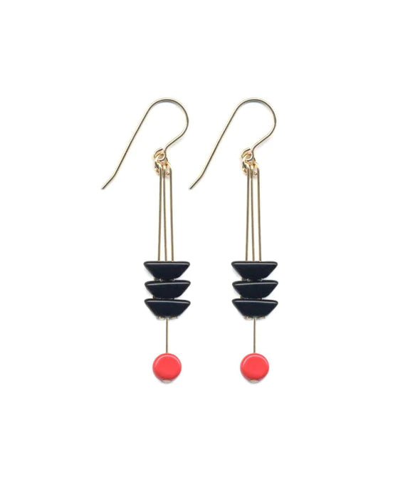 Black Arrow Earrings