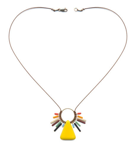 Yellow Hilma af Klint Necklace