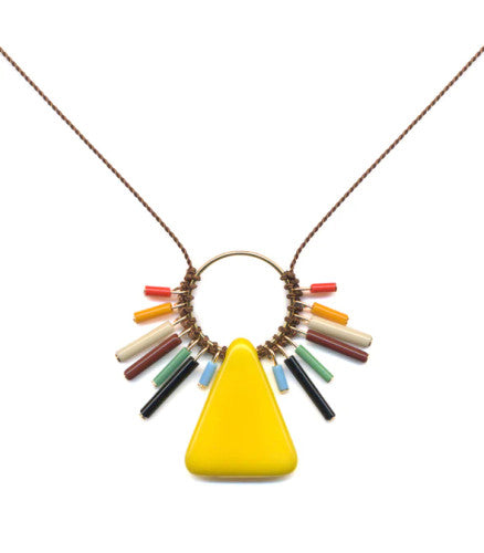Yellow Hilma af Klint Necklace