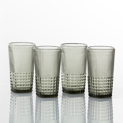Malcolm Smoke Gray 15oz Glass