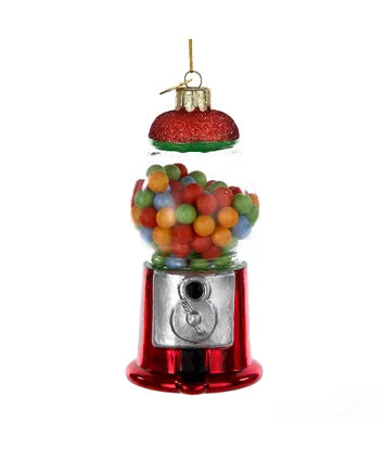 Gumball Machine Glass Ornament