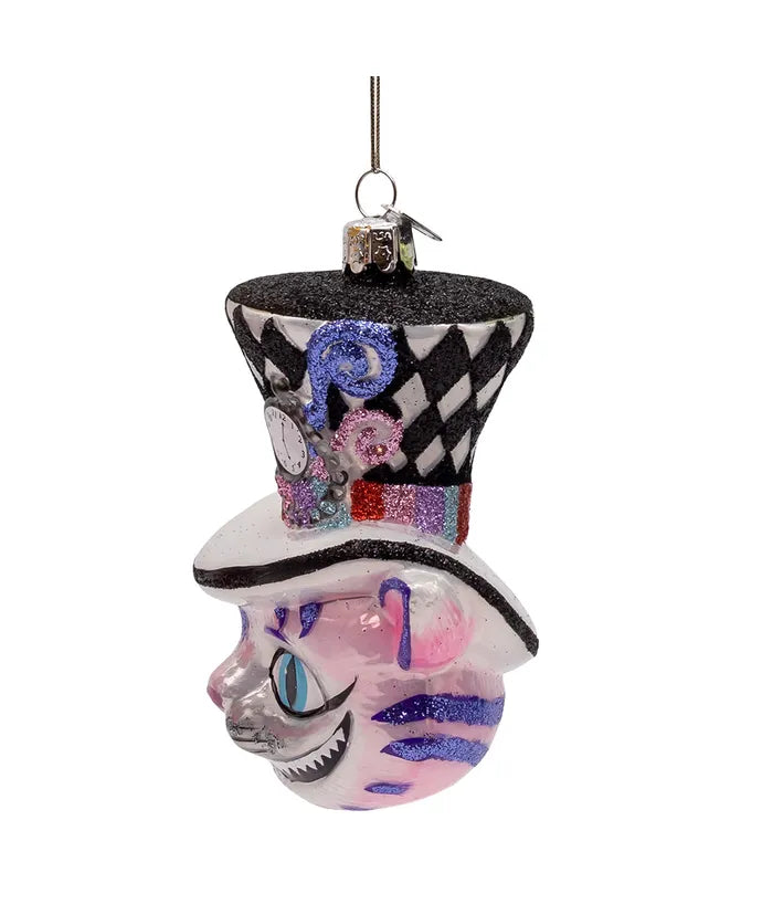 Cheshire Cat Head Ornament