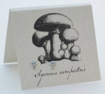Mushroom Silver Stud Earrings