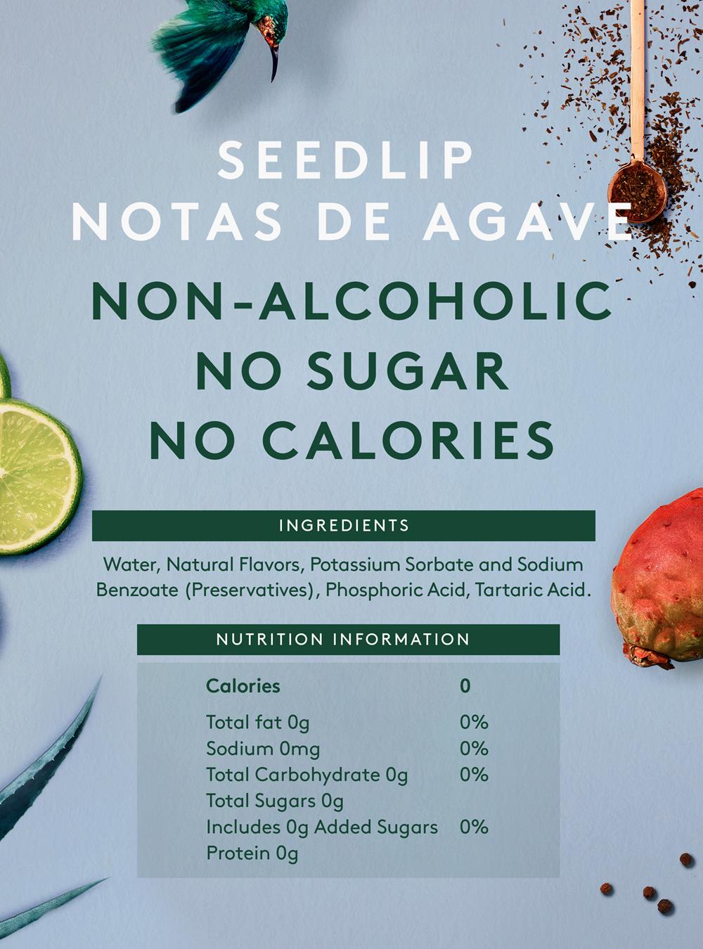 Seedlip Notas De Agave
