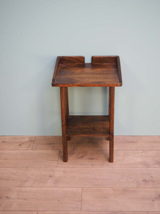 Raised Edge Mango Wood Bedside Table