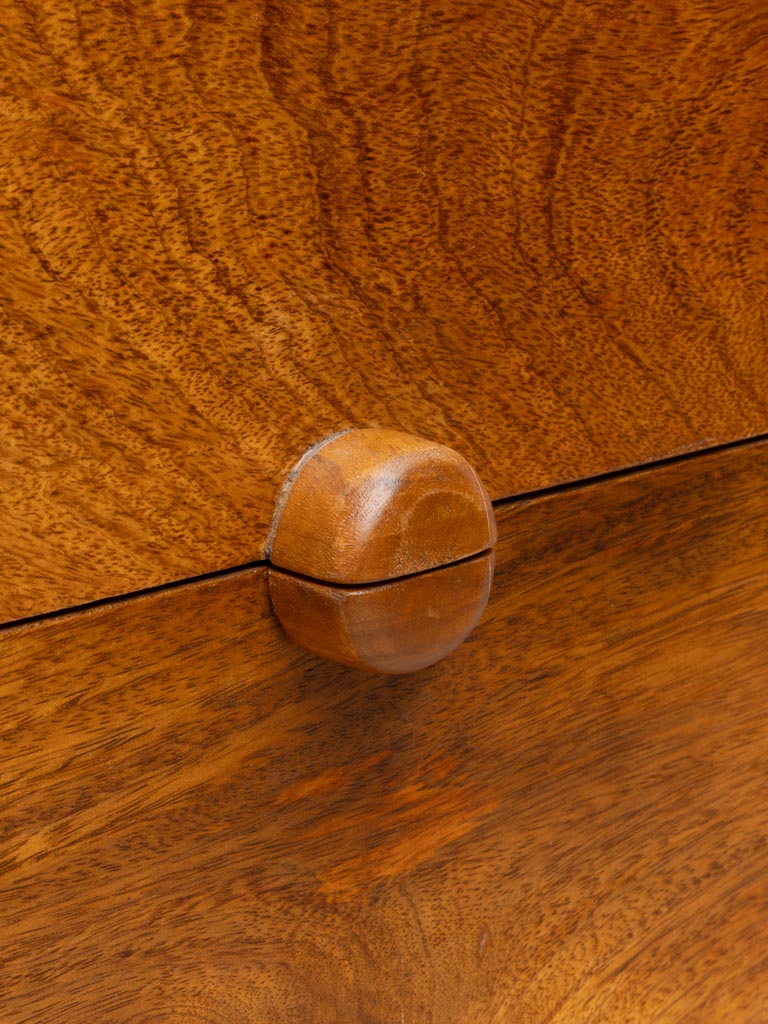 Two Drawer Cube Side Table