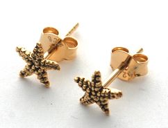 Starfish Gold Stud Earrings