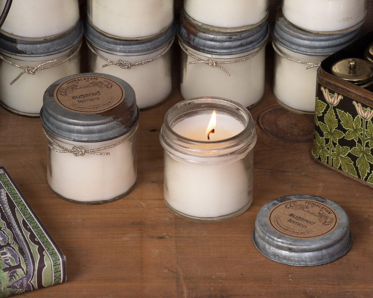 Sugared Lemon Curiosity 4oz Jar Candle