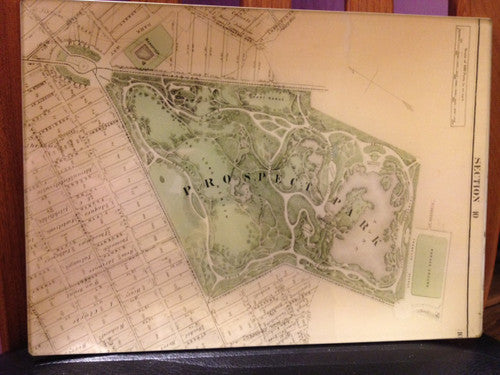 Prospect Park Decoupage Tray 8" x 11"