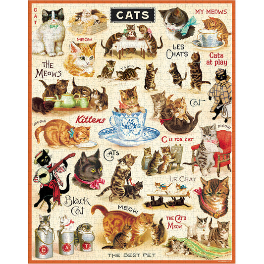 Vintage Cat Puzzle