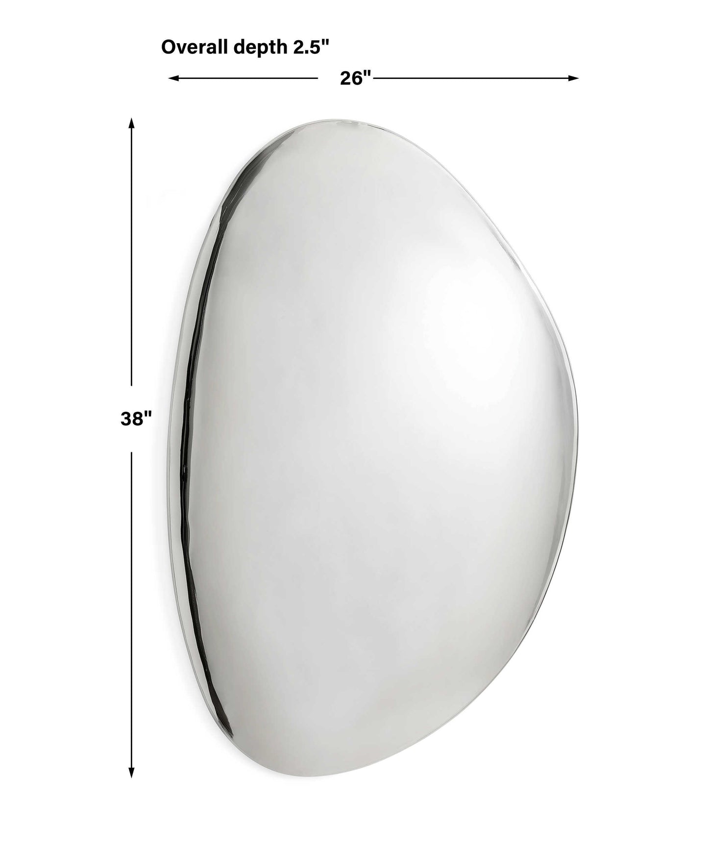 Mirrored Bean Wall Sculpture