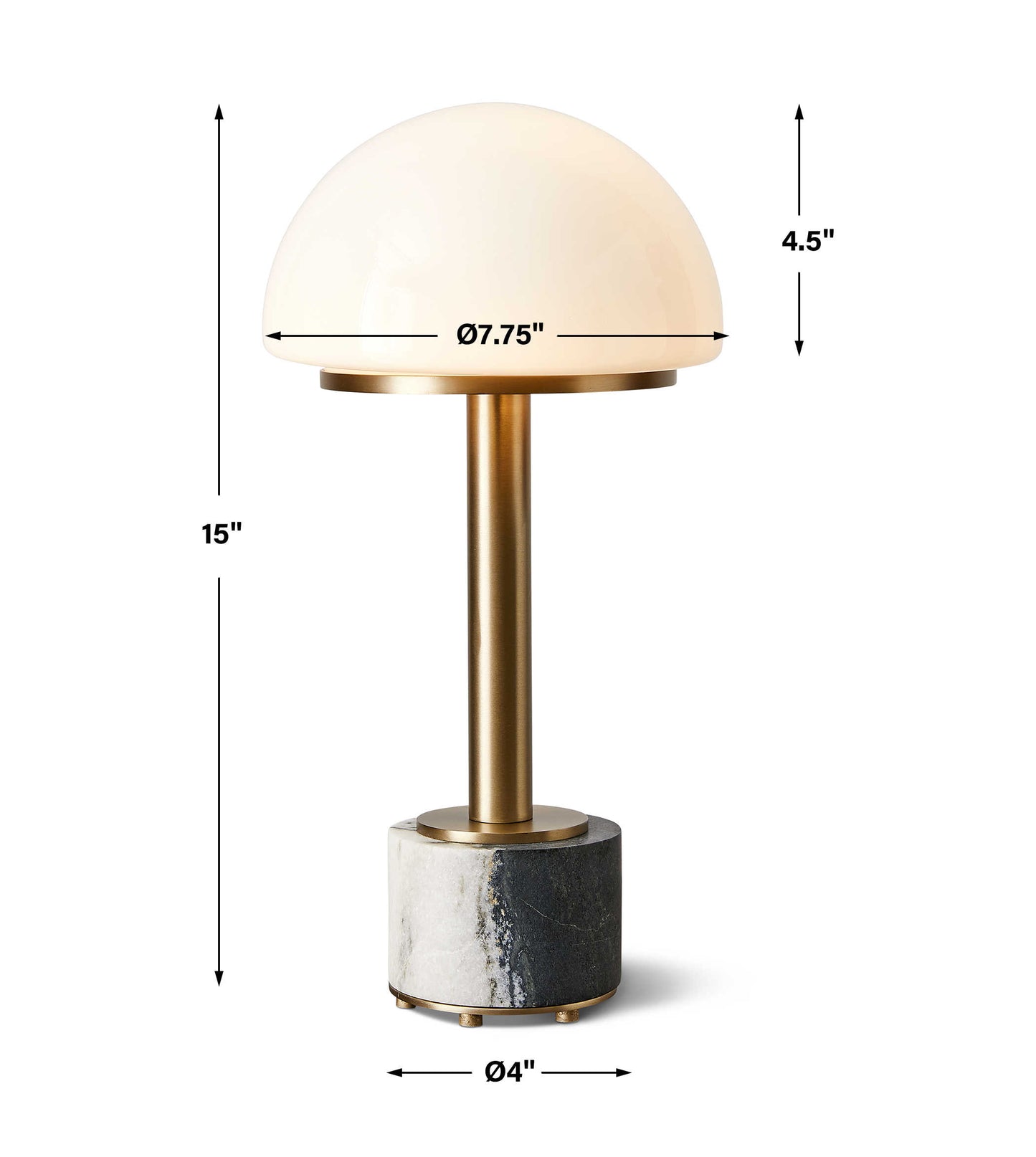 Marble Mushroom Lamp