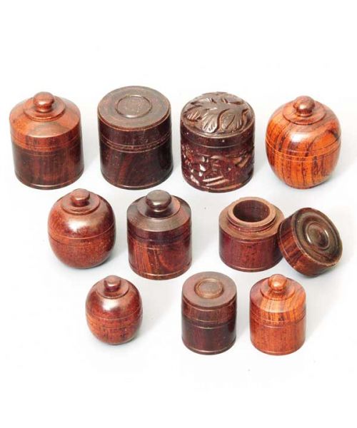 Round Wooden Box