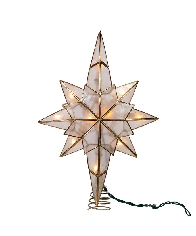 Tall Star Clear Treetopper